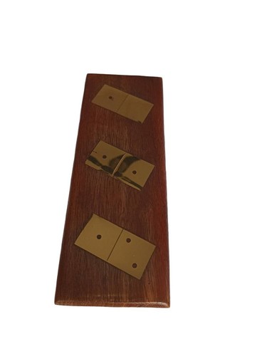 Scatola domino legno con - domino,